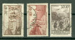 France Yv  345/347 Ob TB  - Used Stamps