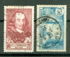 France Yv  335 Et 336 Ob B/TB  - Gebraucht