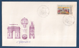 Tchécoslovaquie - FDC - Premier Jour - PhilexFrance 82 - 1982 - FDC