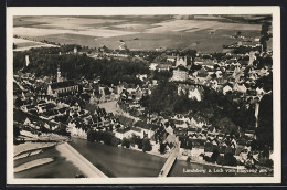 AK Landsberg A. Lech, Gesamtansicht Vom Flugzeug Aus  - Landsberg