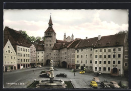 AK Landsberg A. Lech, Marktplatz Aus Der Vogelschau  - Landsberg