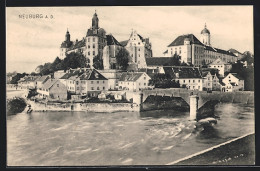 AK Neuburg A. D., Ortsansicht Vom Wasser Aus  - Neuburg