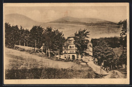 AK Brückenberg, Hotel Zum Weissen Rössel  - Schlesien