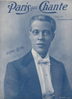 Revue PARIS QUI CHANTE N°63 Du 3 Avril 1904  Coiverture  VICTOR LEJAL  (CAT4088 / 063) - Musik