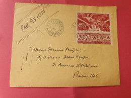 Madagascar - Enveloppe De Tananarive Pour Paris En 1947  - Réf 3528 - Covers & Documents