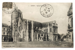 CPA - 28.Dreux. Eglise Saint Pierre - Nogent Le Rotrou