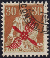 Schweiz Flugpost SBK#1 Gestempelt Stempel Nicht Prüfbar - Used Stamps