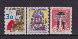 CZECHOSLOVAKIA  - 1974 Anniversaries Set Never Hinged Mint - Ungebraucht