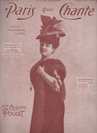 Revue PARIS QUI CHANTE N°213 Du 17 Février 1913  CoUverture   AUGUSTA POIUGET(CAT4088 / 213) - Musique