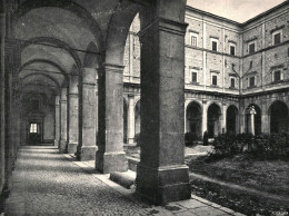 Montecassino Cortile Delle Scuole E Convitto 1910s Unused Postcard. Publisher Alterocca Terni - Frosinone