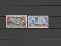 Cameroon - Cameroun 1966 Football Soccer World Cup Set Of 2 MNH - 1966 – Inglaterra