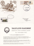 GB Engeland 1983 FDC Talyllyn Railway 08-09-1982 - Eisenbahnen