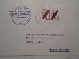 Senegal Postes Offiçiel , Lettre De Dakar 1975 Pour Paris - Senegal (1960-...)