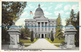 R074061 South Approach To The Capitol. Sacramento. Cal. Frank McDougal - World