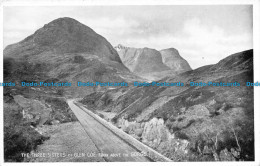 R074064 The Three Sisters Of Glen Coe From Above The Gorge. White. Best Of All - World