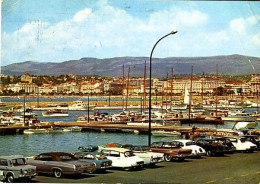 Cannes Un Coin Du Nouveau Port Pierre Canto Et La Croisette (voitures ID, DS...yacht ; Timbrée  De Villeneuve En 1967 - Cannes