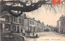45-AMILLY- PLACE DE L'EGLISE - Amilly