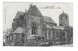 CPA VOUZIERS, L'EGLISE, GUERRE 1914-18, ARDENNES 08 - Vouziers