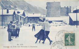 74-CHAMONIX- VALSEURS DU CLUB DES PATINEURS A CHAMONIX - Chamonix-Mont-Blanc