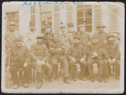 RARE Photo Guerre Soldats Albert Graux 8 Mai 1916 Suisse Hôtel Sanatorium Schinznach Bad, Argovie WW1 Brugg 11,8x8,8cm - Guerre, Militaire