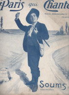 Revue PARIS QUI CHANTE N°356 Du 18 Ovembre 1909   Couverture SOUMS (CAT4088 /356) - Musique