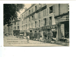 CP - LONS LE SAUNIER (39) - Rue Du Jura Hôtel De Genève Et De Paris .... - Lons Le Saunier