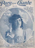 Revue PARIS QUI CHANTE N°167 Du 1 Avril 1906   Couverture VALENTINE MERELLI (CAT4088 /167) - Música