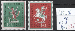 SARRE 415-16 ** Côte 1 € - Unused Stamps