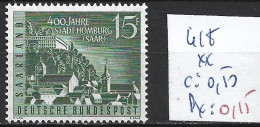 SARRE 418 ** Côte 0.50 € - Unused Stamps