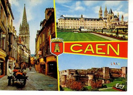 Caen : La Rue Froide ( Marchande De Fleurs ), L'abbaye Aux Hommes , Les Remparts Du Château,, Blason , écrite En 1982 - Caen