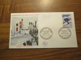 FDC - 1er Jour - France - 1962 - Championnat Du Monde De Ski Alpin - 1960-1969