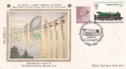 GB Engeland 1984 125th Ann Of The Royal Albert Bridge Saltash Cornwall - Trains