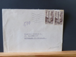 107/113B   CP    ANDORRE  POUR LA BELG. 1960 - Covers & Documents