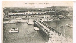 SETE CETTE PANORAMA SUR LA GARE 1919 - Sete (Cette)