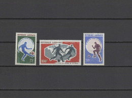 Gabon 1966 Football Soccer World Cup Set Of 3 MNH - 1966 – Inglaterra