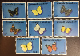 Grenada Grenadines 1989 Butterflies MNH - Vlinders