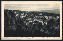 AK Schreiberhau /Riesengebirge, Villen Partie Am Bahnhog Aus Der Vogelschau  - Schlesien