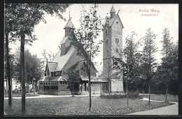 AK Greiz, Partie An Der Kirche Wang  - Schlesien