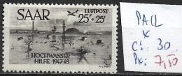 SARRE PA 12 * Côte 30 € - Unused Stamps