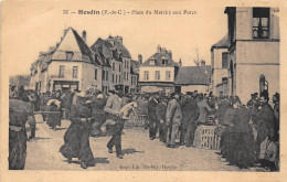 62-HESDIN- PLACE DU MARCHE AUX PORCS - Hesdin