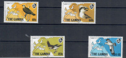GAMBIA 1983 FAUNA ANIMALI UCCELLI BIRDS OISEAUX  SERIE COMPLETA  MNH/** - Gambia (1965-...)