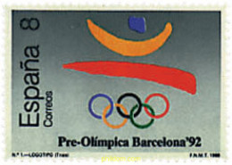 85795 MNH ESPAÑA 1988 25 JUEGOS OLIMPICOS VERANO BARCELONA 1992 - Unused Stamps