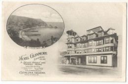 USA Postcard Carte Postale CPA Ca.1910 Hotel Glenmore Catalina Island California Avalon Bay (CA) R.R.Johnston Prop. - Andere & Zonder Classificatie