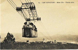 2123 - Espagne /    SAN-SEBASTIAN : TELEFÈRIC   -  MONTE ULIA - TRAVIA AEREO - Autres & Non Classés