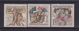 CZECHOSLOVAKIA  - 1975 Razing Of 14 Villages Set Never Hinged Mint - Ungebraucht