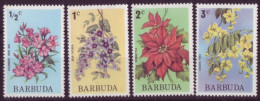 Amérique - Barbuda - Flore - 4 Timbres Différents - 7335 - Barbades (1966-...)