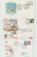 10 Covers With Helicopter Theme, Anything Can Be Here. Postal Weight Approx 270 Gramms. Please Read Sales Conditions Und - Hélicoptères