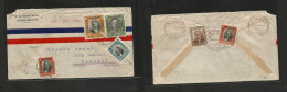 Chile - XX. 1933 (23 June) Bolivia, La Paz, Privately Fwded To Arica, Chile Were Air Posted To Germany, Hamburg 12,10 Pe - Chile