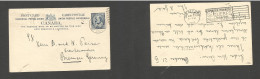 CANADA. 1913 (21 June) Quebec - Germany, Bremen. 2c Blue Stat Card. Fine Used. SALE. - Otros & Sin Clasificación