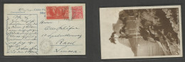Brazil - XX. 1920 (8-9 Dec) Barra Do Pirahy - Switzerland, Basel. Multifkd Photo Ppc + Comm Stamp, Tied Cds. SALE. - Sonstige & Ohne Zuordnung